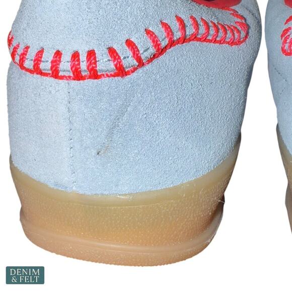 Adidas Gazelle Indoor Women’s Sneakers Red/Blue Gum Sole Size 6 NEW w/ Tags - Picture 16 of 16